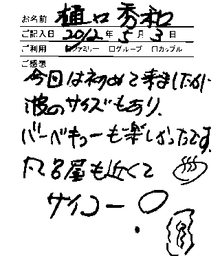 弓ヶ浜のお客様の声