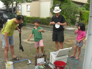 弓ヶ浜で堤防釣り