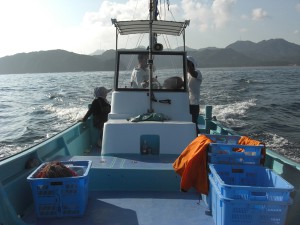 伊豆半島の最南端の弓ヶ浜の伊勢エビ漁 ９月２０日解禁