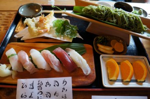 南伊豆の地魚グルメ　妻良の「びゃく」　寿司と磯めんが絶品