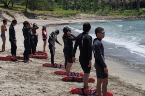 弓ヶ浜のベーシック講習会