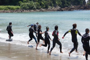 弓ヶ浜のベーシック講習会