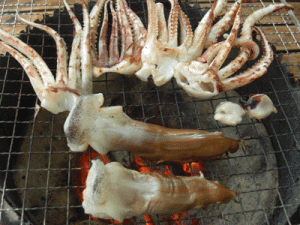 伊豆の弓ヶ浜でコテージバーベキュー