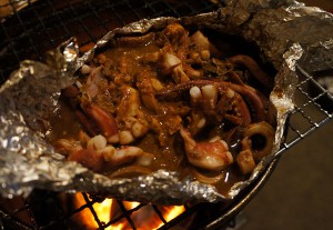 弓ヶ浜の夏の味、石廊沖のスルメイカの食べ方