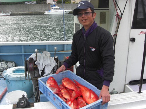 弓ヶ浜のジキンメ専門の漁師