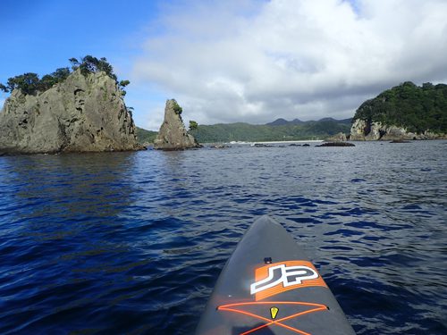 逢ヶ浜から弓ヶ浜を眺める