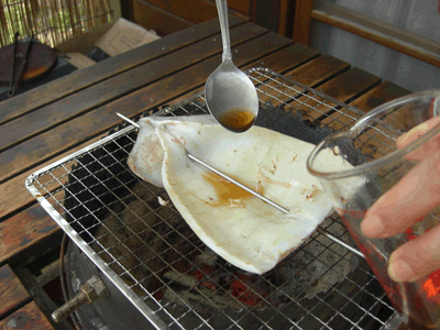 石廊沖のスルメイカ