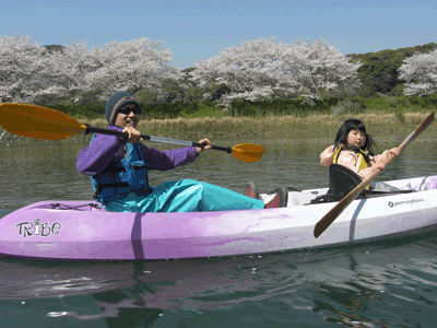 弓ヶ浜でシーカヤック