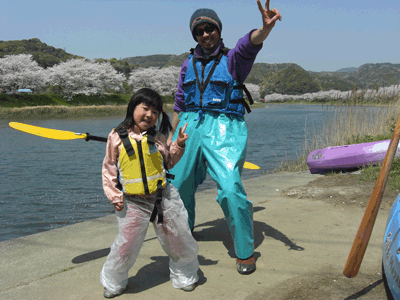 弓ヶ浜でシーカヤック