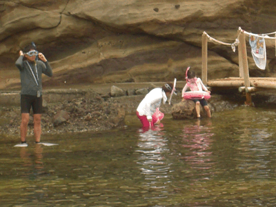 弓ヶ浜でシーカヤック