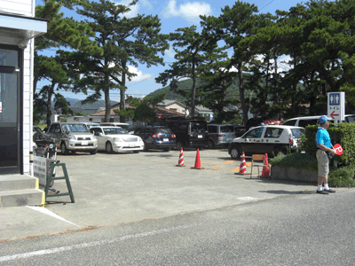 弓ヶ浜の村営の駐車場マップ