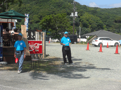 弓ヶ浜の村営の駐車場マップ