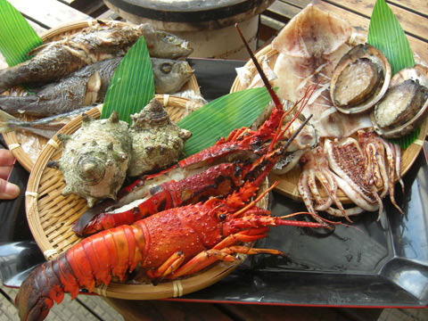 海鮮バーベキュー食材